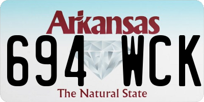 AR license plate 694WCK