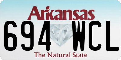 AR license plate 694WCL