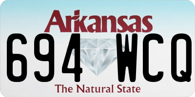AR license plate 694WCQ