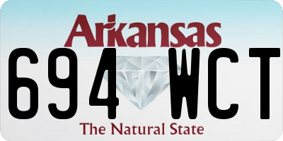 AR license plate 694WCT