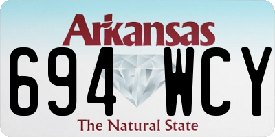 AR license plate 694WCY