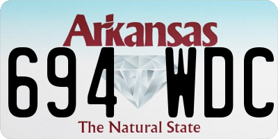 AR license plate 694WDC