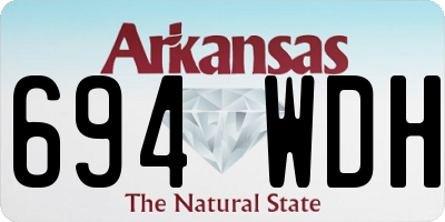 AR license plate 694WDH