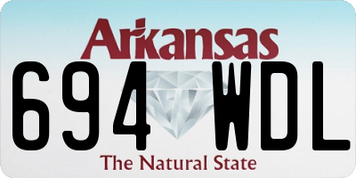 AR license plate 694WDL