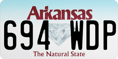 AR license plate 694WDP