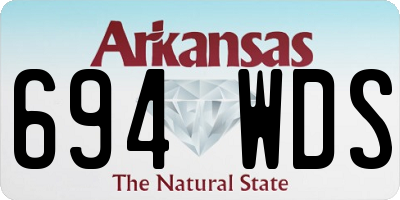 AR license plate 694WDS