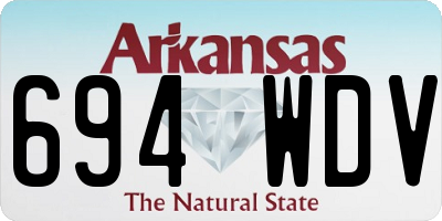 AR license plate 694WDV