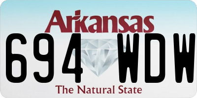 AR license plate 694WDW