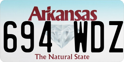 AR license plate 694WDZ
