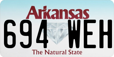 AR license plate 694WEH