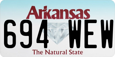 AR license plate 694WEW