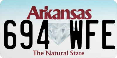 AR license plate 694WFE