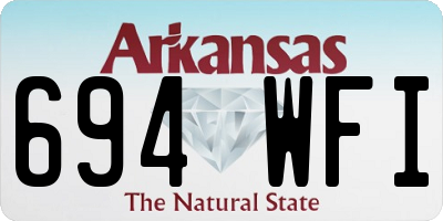 AR license plate 694WFI