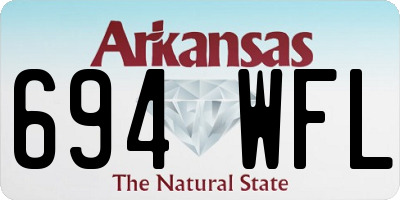 AR license plate 694WFL