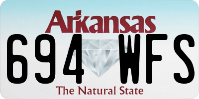 AR license plate 694WFS