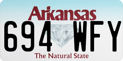 AR license plate 694WFY