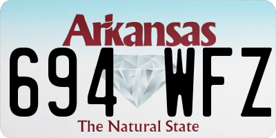 AR license plate 694WFZ