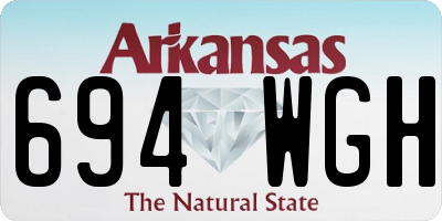 AR license plate 694WGH