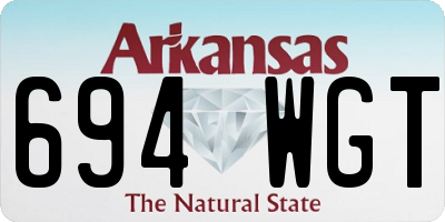 AR license plate 694WGT