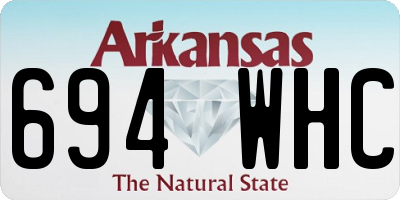 AR license plate 694WHC