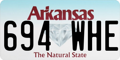AR license plate 694WHE