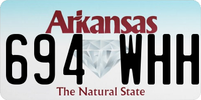 AR license plate 694WHH
