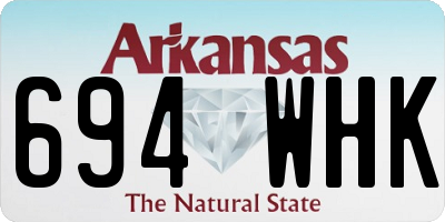 AR license plate 694WHK