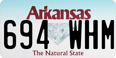 AR license plate 694WHM