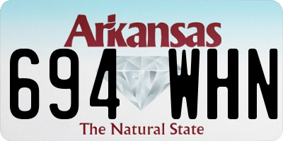 AR license plate 694WHN