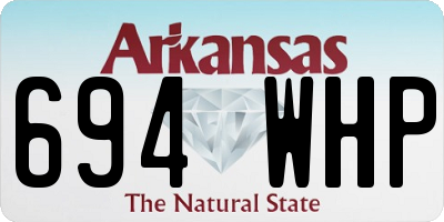 AR license plate 694WHP