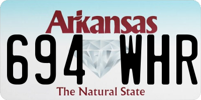 AR license plate 694WHR