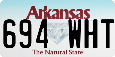 AR license plate 694WHT