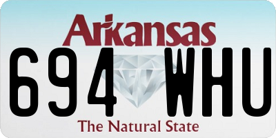 AR license plate 694WHU