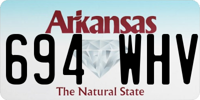 AR license plate 694WHV