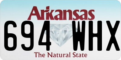 AR license plate 694WHX