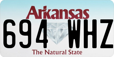 AR license plate 694WHZ