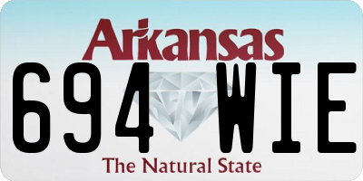 AR license plate 694WIE