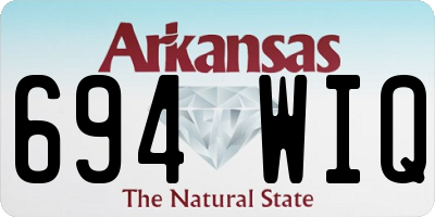 AR license plate 694WIQ