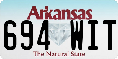 AR license plate 694WIT