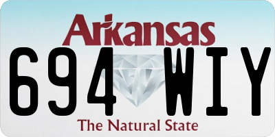 AR license plate 694WIY