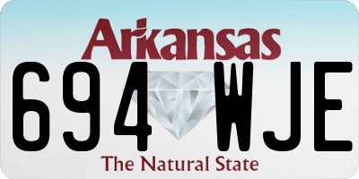 AR license plate 694WJE