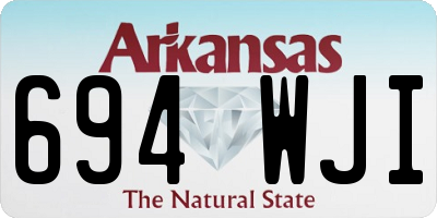 AR license plate 694WJI
