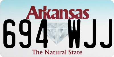 AR license plate 694WJJ