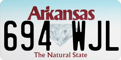 AR license plate 694WJL