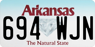 AR license plate 694WJN