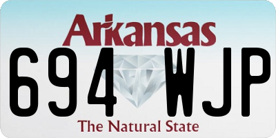 AR license plate 694WJP