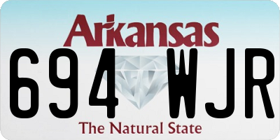 AR license plate 694WJR