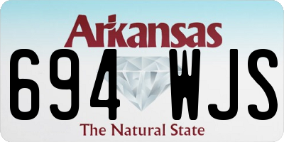 AR license plate 694WJS