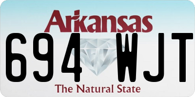 AR license plate 694WJT