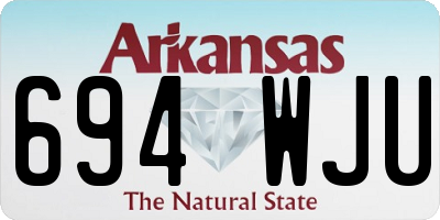 AR license plate 694WJU
